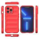 Coque Magic Shield Case pour iPhone 13 Pro coque blindée souple rouge