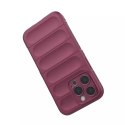 Coque Magic Shield Case pour iPhone 13 Pro manchon blindé élastique bordeaux