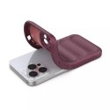 Coque Magic Shield Case pour iPhone 13 Pro manchon blindé élastique bordeaux