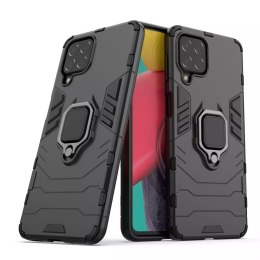 Coque hybride rigide + support magnétique Ring Armor pour Samsung Galaxy M33 5G noir