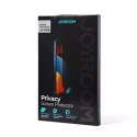 Joyroom Knight 2.5D Privacy TG Verre Trempé pour iPhone 14 avec Filtre Anti-espion Plein Écran avec Cadre Transparent (JR-P01)