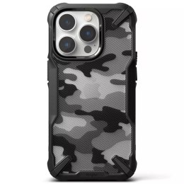 Ringke Fusion X Design Case Armor Cover avec cadre pour iPhone 14 Pro Max Noir Camo Noir (FX647E73)