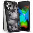 Ringke Fusion X Design Case Armor Cover avec cadre pour iPhone 14 Pro Max Noir Camo Noir (FX647E73)