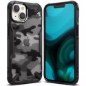 Ringke Fusion X Design blindée avec cadre pour iPhone 14 Black Camo Black (FX635E73)