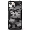 Ringke Fusion X Design blindée avec cadre pour iPhone 14 Black Camo Black (FX635E73)