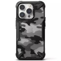 Ringke Fusion X Design blindée avec cadre pour iPhone 14 Pro Black Camo Black (FX643E73)