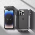 Ringke Fusion PC Case with TPU Bumper for iPhone 14 Pro Max gris