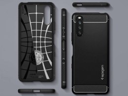 Etui obudowa Spigen Rugged Armor do Sony Xperia 10 III Matte Black