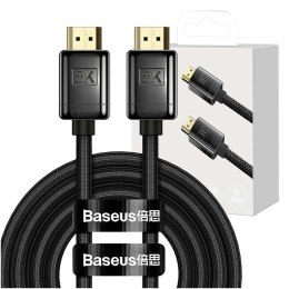 Kabel 1m Baseus High Definition Series HDMI 2.1 8K 60Hz 3D HDR 48Gbps Czarny