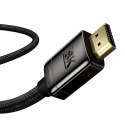 Kabel 1m Baseus High Definition Series HDMI 2.1 8K 60Hz 3D HDR 48Gbps Czarny