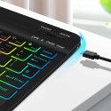 Klawiatura Bezprzewodowa Alogy RGB LED Bluetooth iOS/Android/Windows Czarna