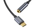 Adapter Baseus L54 USB-C Type C na mini Jack 3.5mm Audio Grey