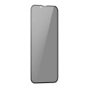 Baseus 0,23mm Anti Spy Full Screen Glass 2x verre trempé pour iPhone 13 mini protecteur d&#39;écran avec cadre noir (SGQP020301)