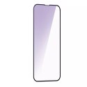 Baseus 2x Plein écran 0,3 mm Verre trempé Anti Blue Light avec un cadre iPhone 13 mini noir (SGQP010301) (case friendly)
