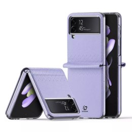 Dux Ducis Bril étui Samsung Galaxy Z Flip4 portefeuille à rabat couverture arrière bleu