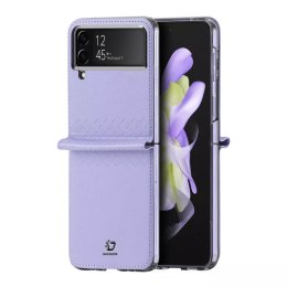 Dux Ducis Bril étui Samsung Galaxy Z Flip4 portefeuille à rabat couverture arrière bleu