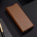 Dux Ducis Bril pour Samsung Galaxy Z Fold4 avec support portefeuille à rabat marron