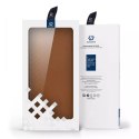 Dux Ducis Bril pour Samsung Galaxy Z Fold4 avec support portefeuille à rabat marron