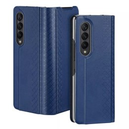 Dux Ducis Bril pour Samsung Galaxy Z Fold4 flip wallet stand bleu