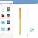 Etui Stoyobe Colorful Sleeve pour Apple Pencil 1 étui de superposition pour le stylet orange