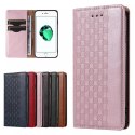 Étui à sangle magnétique pour iPhone SE 2022 / SE 2020 / iPhone 8 / iPhone 7 pochette portefeuille + mini lanière pendentif rose