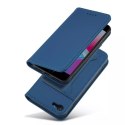 Étui pour cartes magnétiques pour iPhone SE 2022 / SE 2020 / iPhone 8 / iPhone 7 Housse Porte-cartes Porte-cartes Bleu