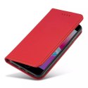 Étui pour cartes magnétiques pour iPhone SE 2022 / SE 2020 / iPhone 8 / iPhone 7 Housse Portefeuille Porte-cartes Rouge