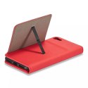 Étui pour cartes magnétiques pour iPhone SE 2022 / SE 2020 / iPhone 8 / iPhone 7 Housse Portefeuille Porte-cartes Rouge