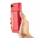 Étui pour cartes magnétiques pour iPhone SE 2022 / SE 2020 / iPhone 8 / iPhone 7 Housse Portefeuille Porte-cartes Rouge