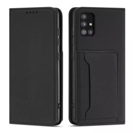 Étui pour cartes magnétiques pour Xiaomi Redmi Note 11 Pro Pouch Wallet Card Holder Noir