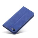 Magnet Fancy Case Case pour iPhone SE 2022 / SE 2020 / iPhone 8 / iPhone 7 Cover Card Wallet Card Stand Bleu