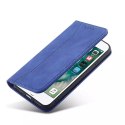 Magnet Fancy Case Case pour iPhone SE 2022 / SE 2020 / iPhone 8 / iPhone 7 Cover Card Wallet Card Stand Bleu