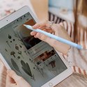 Stoyobe étui coloré pour Apple Pencil 1 étui stylet superposé bleu