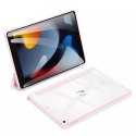 Dux Ducis Copa pour iPad 10.2&#39;&#39; 2021/2020/2019 smart cover avec support rose