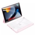 Dux Ducis Copa pour iPad 10.2&#39;&#39; 2021/2020/2019 smart cover avec support rose