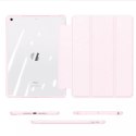 Dux Ducis Copa pour iPad 10.2&#39;&#39; 2021/2020/2019 smart cover avec support rose