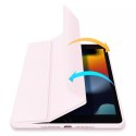 Dux Ducis Copa pour iPad 10.2&#39;&#39; 2021/2020/2019 smart cover avec support rose