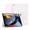 Dux Ducis Copa pour iPad 10.2&#39;&#39; 2021/2020/2019 smart cover avec support rose