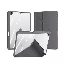 Dux Ducis Magi pour iPad 10.2'' 2021/2020/2019 smart cover avec support et rangement pour Apple Pencil gris