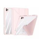 Dux Ducis Magi pour iPad Pro 12.9&#39;&#39; 2021/2020/2018 smart cover avec support et rangement pour Apple Pencil rose