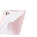 Dux Ducis Magi pour iPad Pro 12.9&#39;&#39; 2021/2020/2018 smart cover avec support et rangement pour Apple Pencil rose