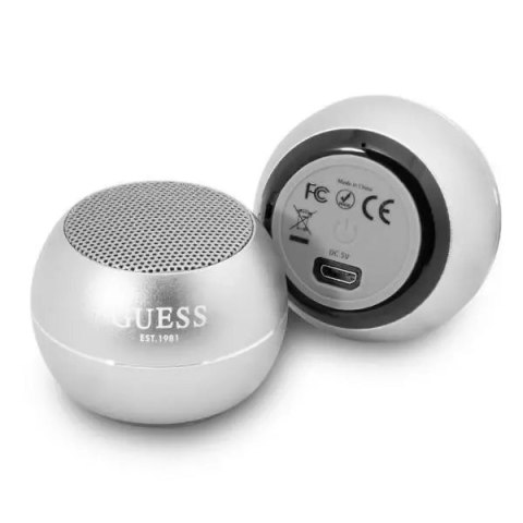 Enceinte Bluetooth Guess GUWSALGEG Enceinte mini gris / gris