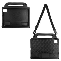 Diamond Tablet Case Armored Soft Case pour iPad mini 5/4/3/2/1 avec un porte-stylo noir