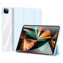 Dux Ducis Copa pour iPad Pro 12.9&#39;&#39; 2021/2020/2018 smart cover avec support bleu