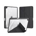 Dux Ducis Magi pour iPad 10.2&#39;&#39; 2021/2020/2019 smart cover avec support et rangement pour Apple Pencil noir