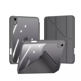 Dux Ducis Magi pour iPad mini 2021 smart cover avec support et rangement pour Apple Pencil gris