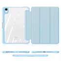 Dux Ducis Toby Smart Cover blindé pour iPad mini 2021 avec support pour Apple Pencil bleu