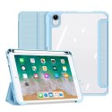 Dux Ducis Toby Smart Cover blindé pour iPad mini 2021 avec support pour Apple Pencil bleu