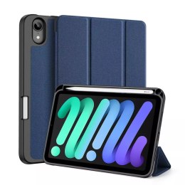 Housse pour tablette DUX DUCIS Domo avec support multi-angle et fonction de veille intelligente pour iPad mini 2021 bleu