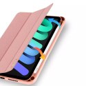 Housse pour tablette DUX DUCIS Domo avec support multi-angle et fonction de veille intelligente pour iPad mini 2021 rose